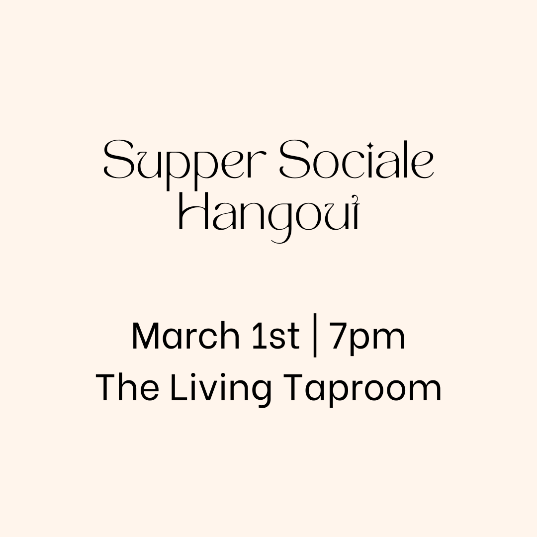 Supper Sociale Hangouts